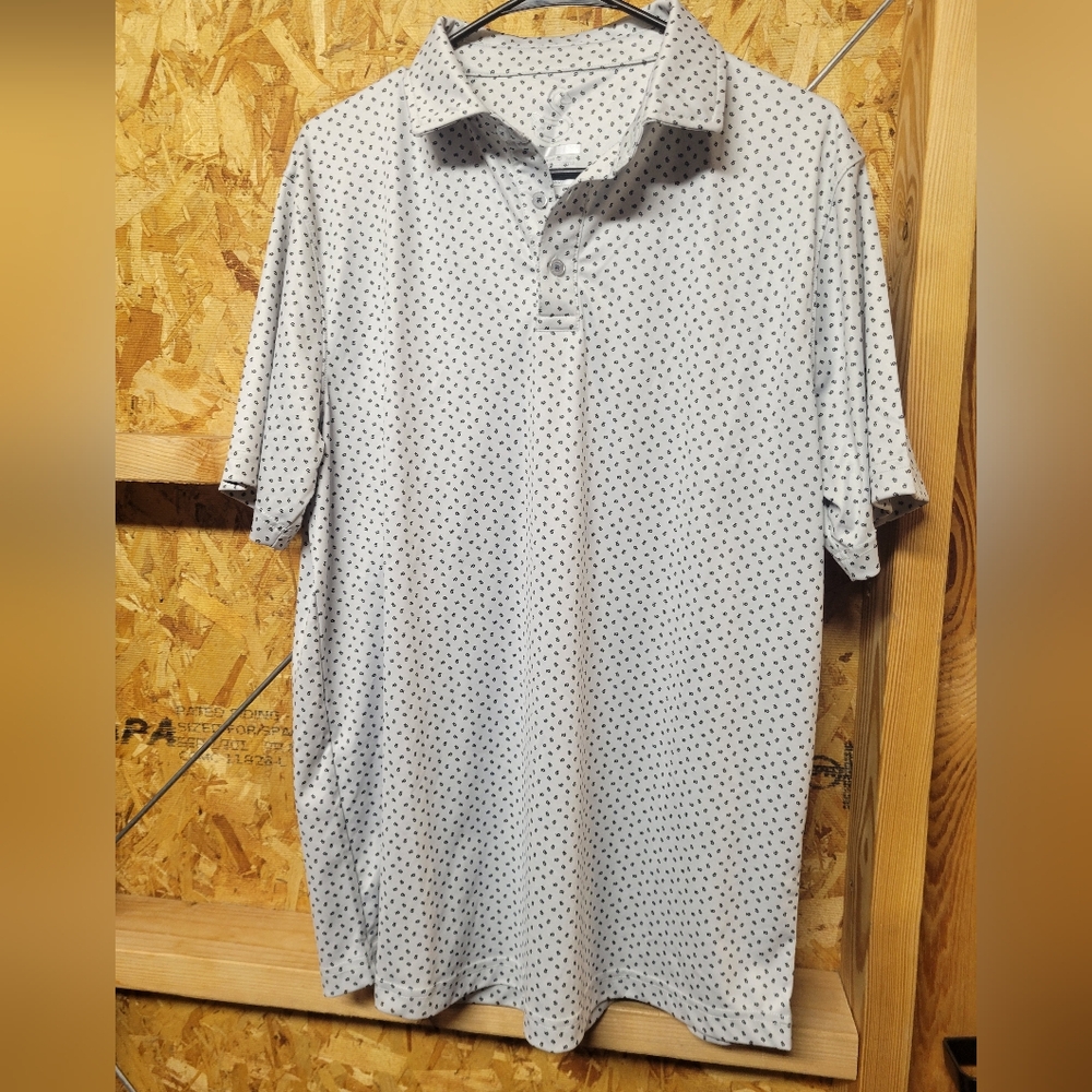 Swannies Mens Golf Polo‎ Shirt Size Large